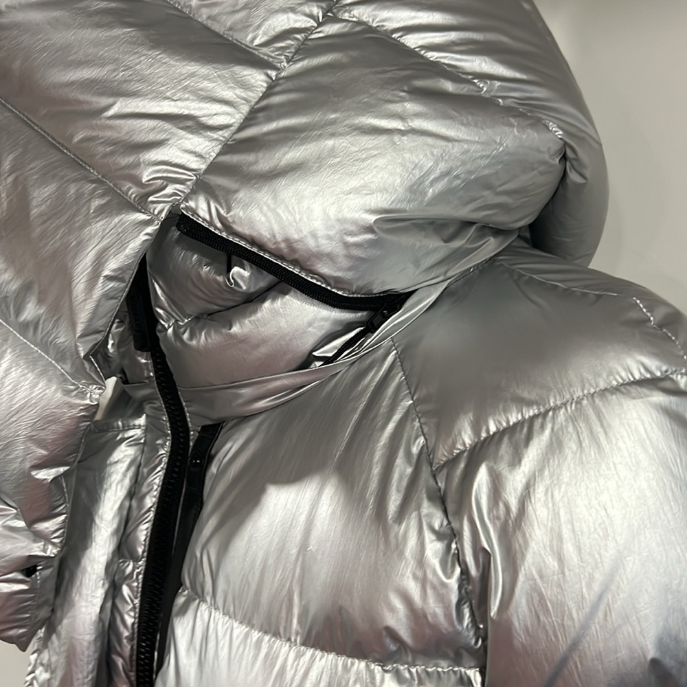 RUDSAK Shimmering Silver Puffer Coat - Picture 9 of 12